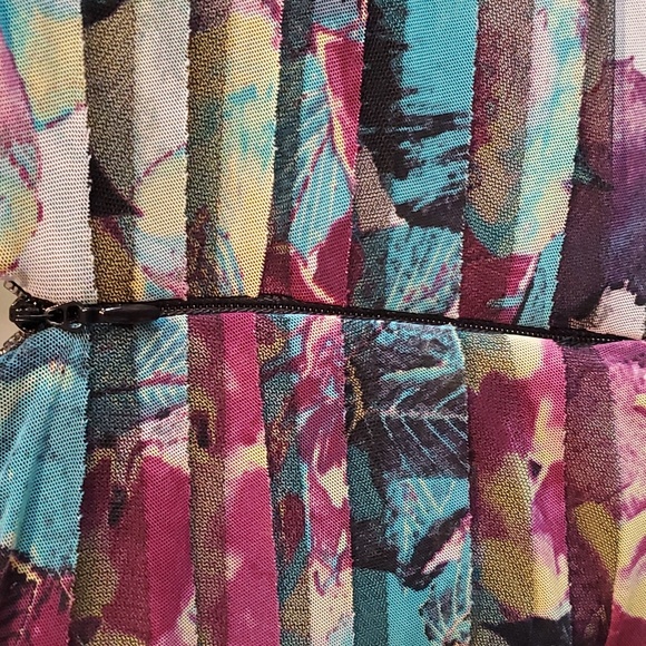 BCBG Maxazria Dharma Dark Iris Combo Maxi Gown - Picture 6 of 14